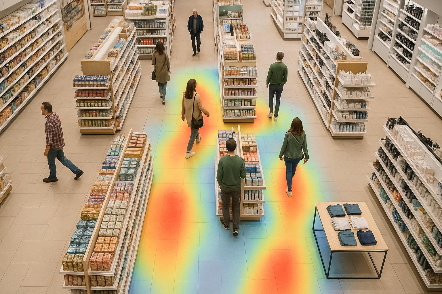 Retail zone heatmap scoring