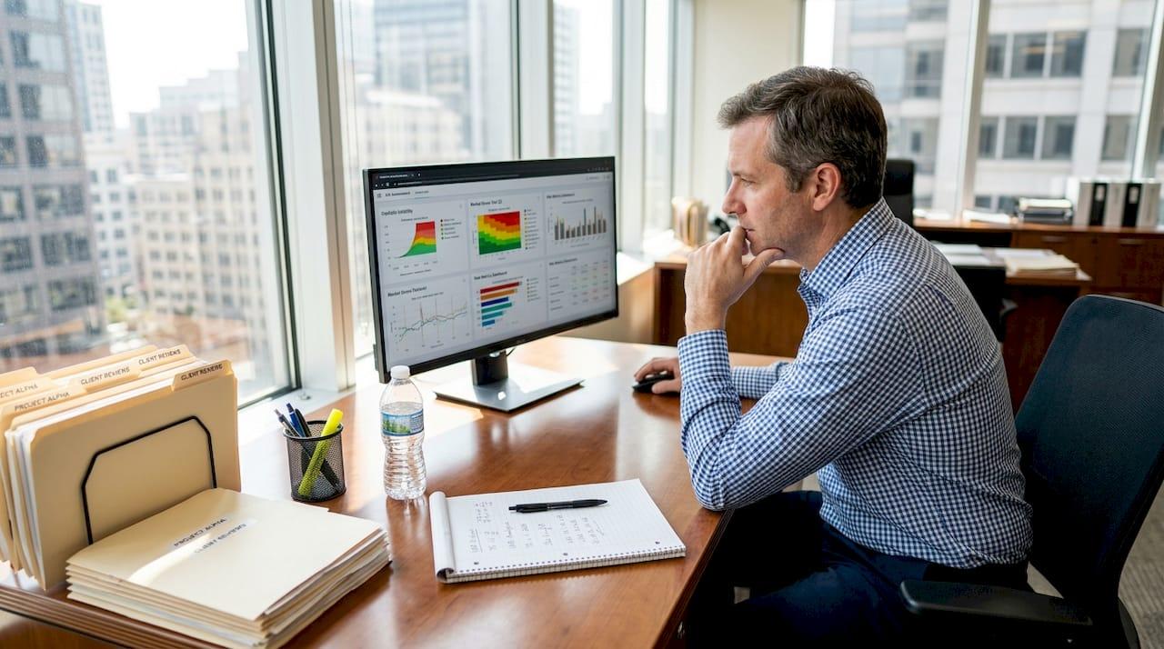 Financial margin exposure dashboard